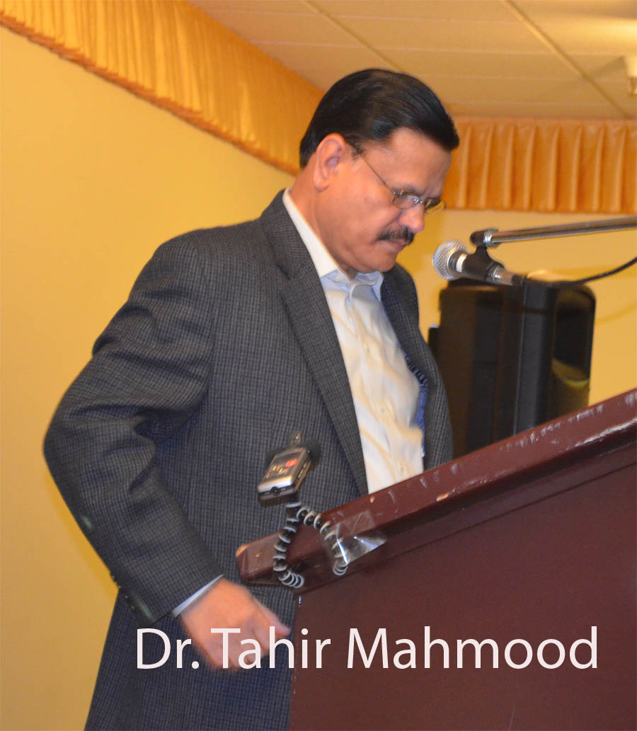 Dr. Tahir Mahmood UA 1-15-2012